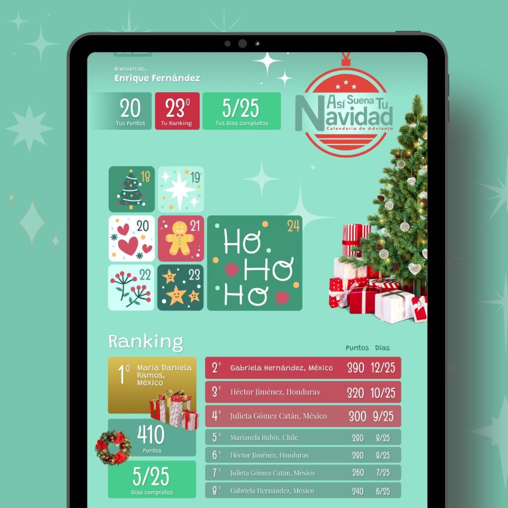 Así Suena tu Navidad. Aplicación Web para la navidad de 2025
