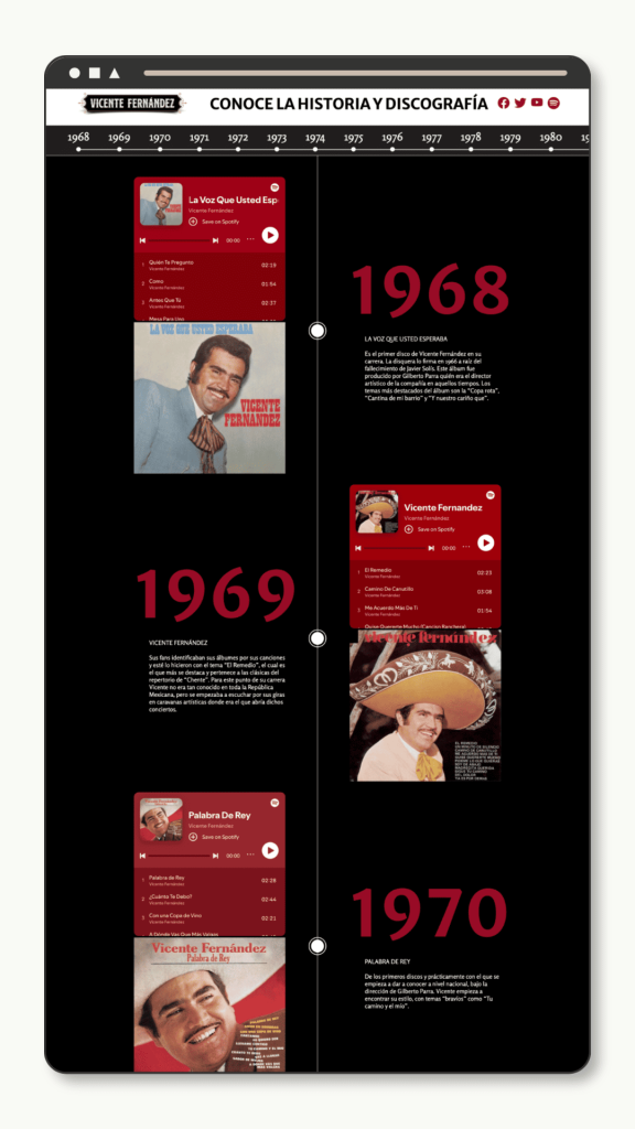 Vicente Fernandez Mockup de sitio web 02